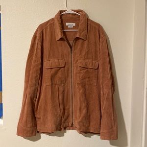 Men’s Corduroy Jacket Peach/Dusty Rose color XL